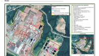 Location of the planned new Puma II pulp line