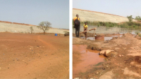 Le Village Carrefour, sa digue de protection et son lac (crée par l’installation de la
digue qui coupe la rivière Tambikö ou Tambimakö), devenu complètement polluée par
l’orpaillage traditionnel de ses habitants à la recherche de moyens de subsistance e