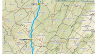 Proposed route of MVP