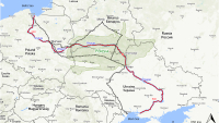 E40 waterway and railways