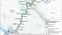 Trans Mountain Pipeline route