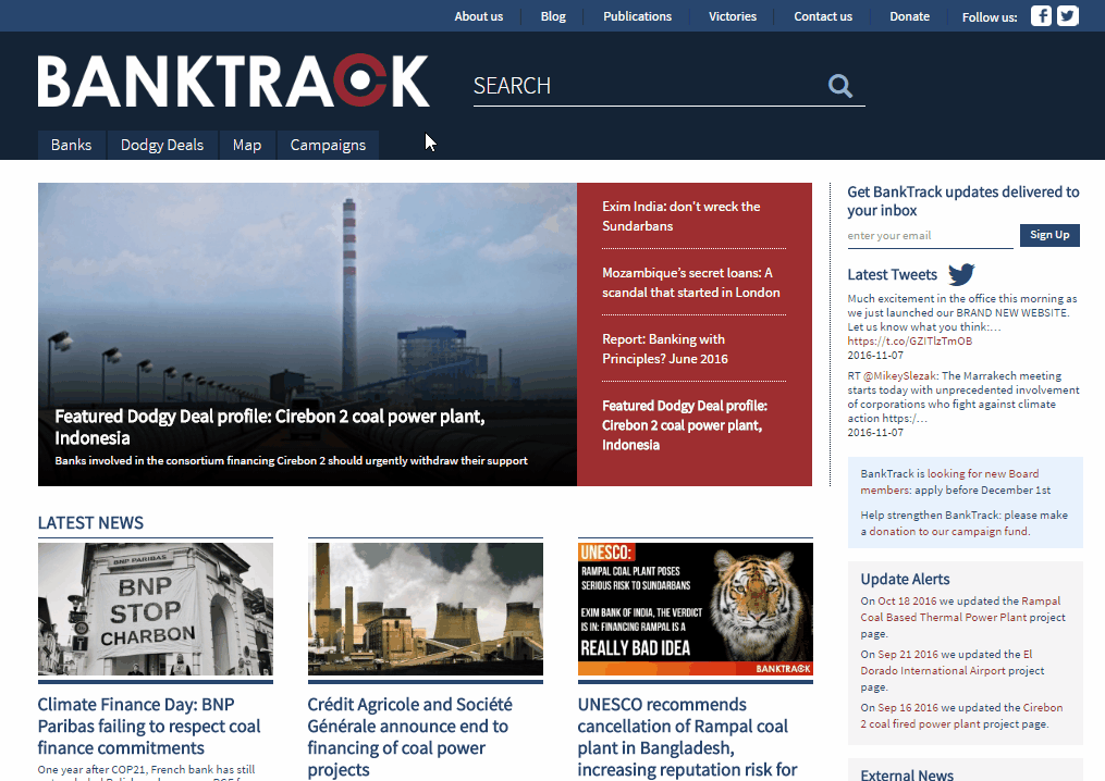 BankTrack – Announcing our new, fully redesigned website