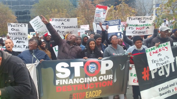 BankTrack – Climate activists and CSOs hold protests targeting Standard ...